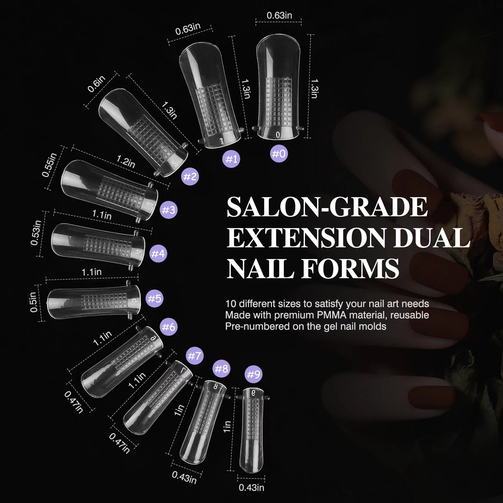 6 Colors Poly Extension Gel Nail Kit with Nail Lamp N139
