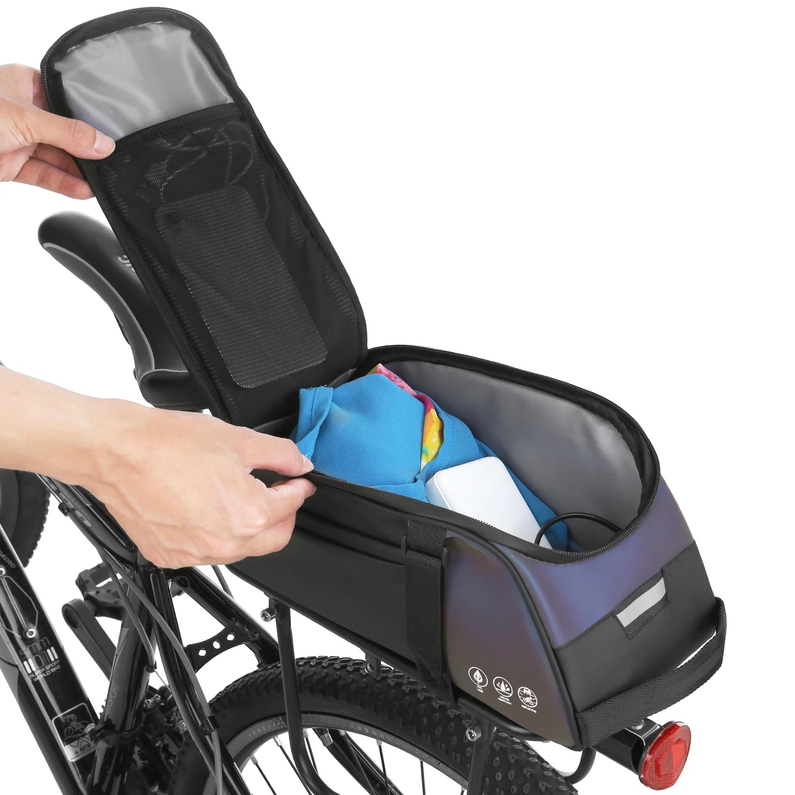 Waterproof Bike Rear Rack Bag E9743
