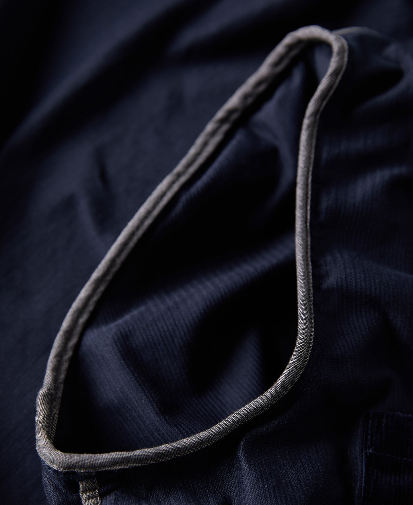 1940s French Indigo Corduroy Chore Coat