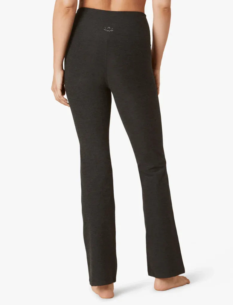 Sleek High Waisted Pants with Stretch & Support for Everyday Wear - Black