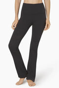 Sleek High Waisted Pants with Stretch & Support for Everyday Wear - Black