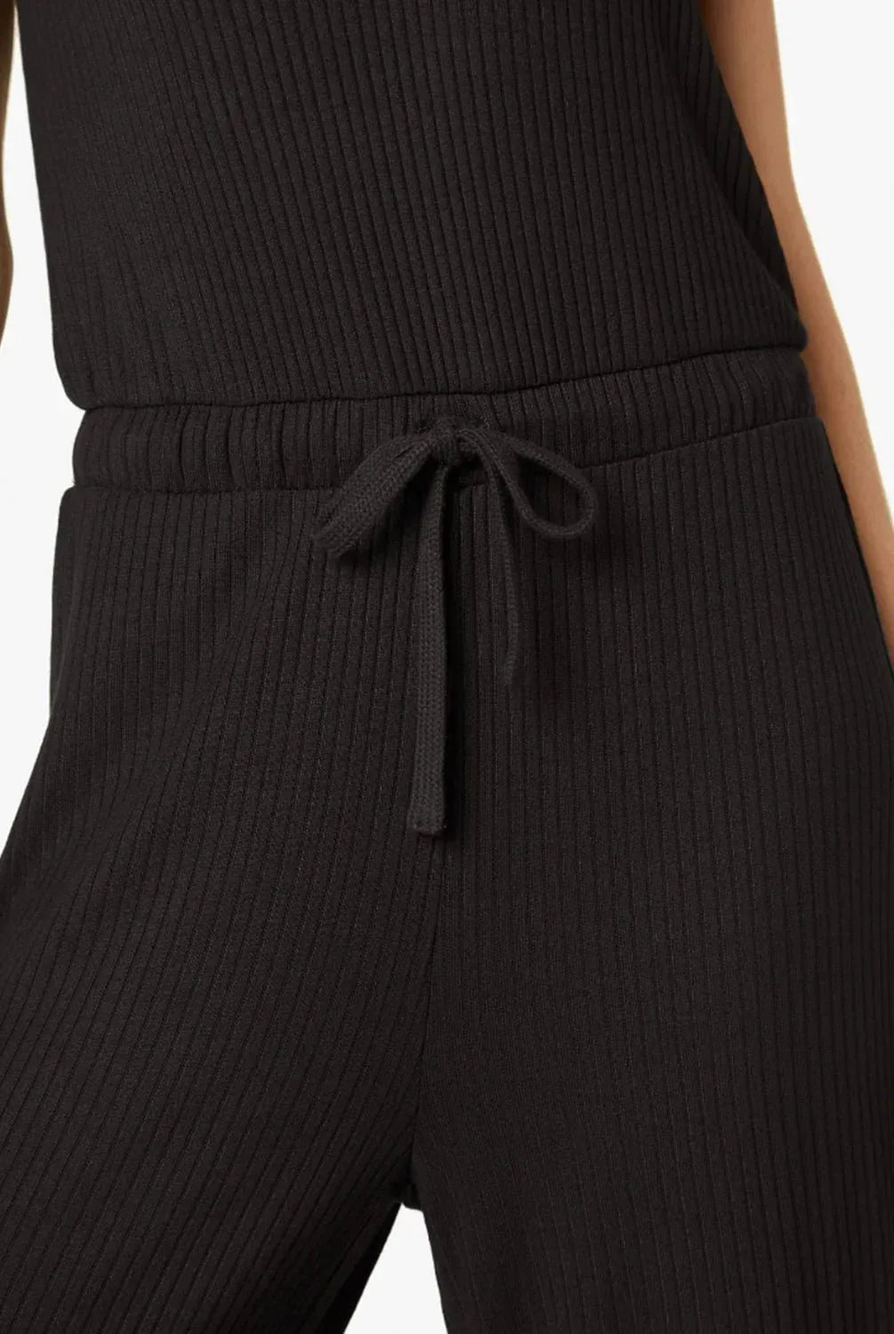 Jetsetter Jumpsuit - Black | V-Neck Onesie
