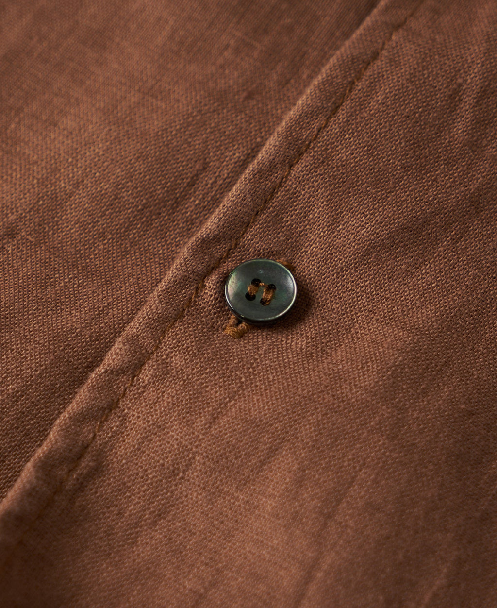 1950s Italian Collar Linen Shirt