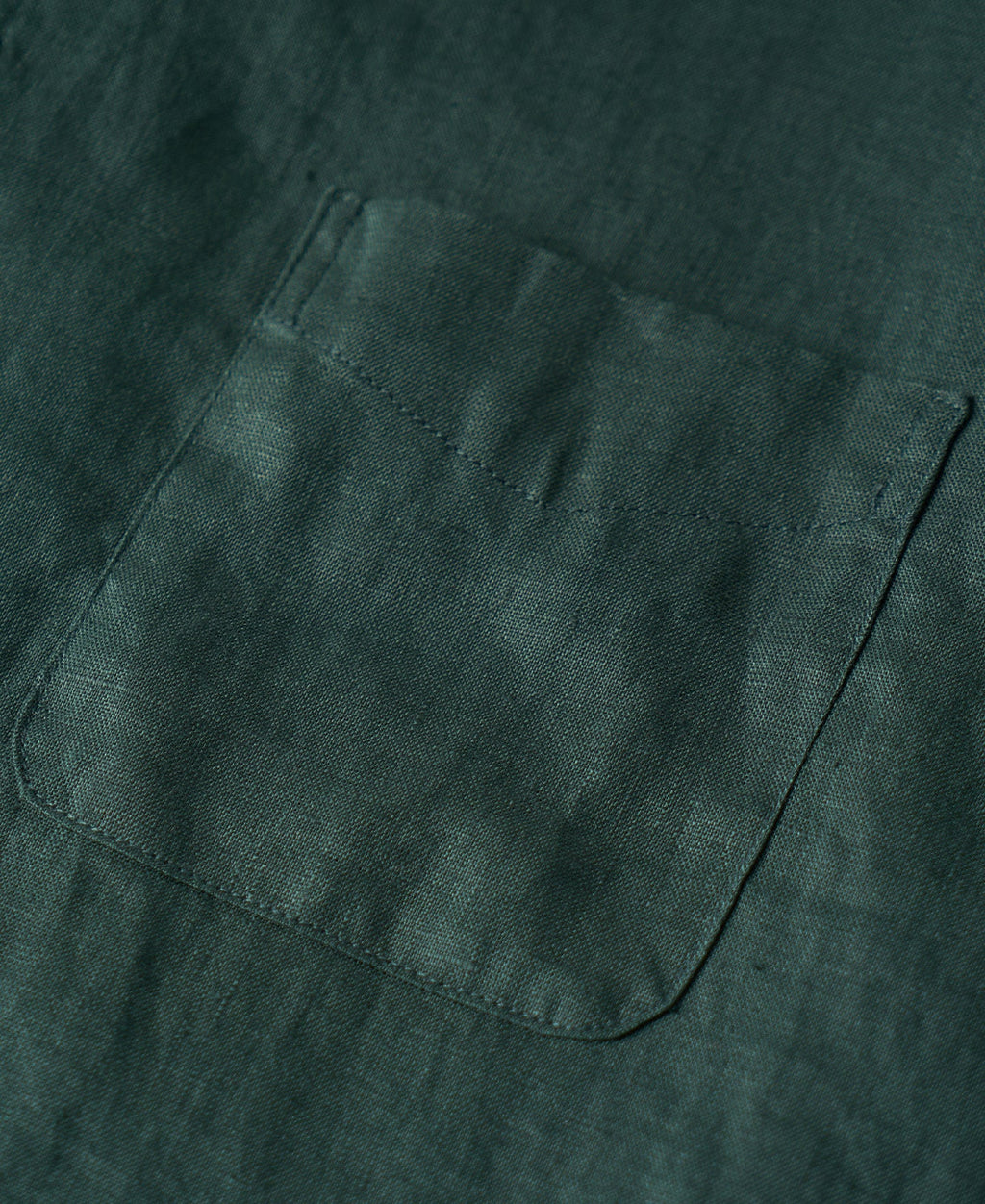 1950s Italian Collar Linen Shirt
