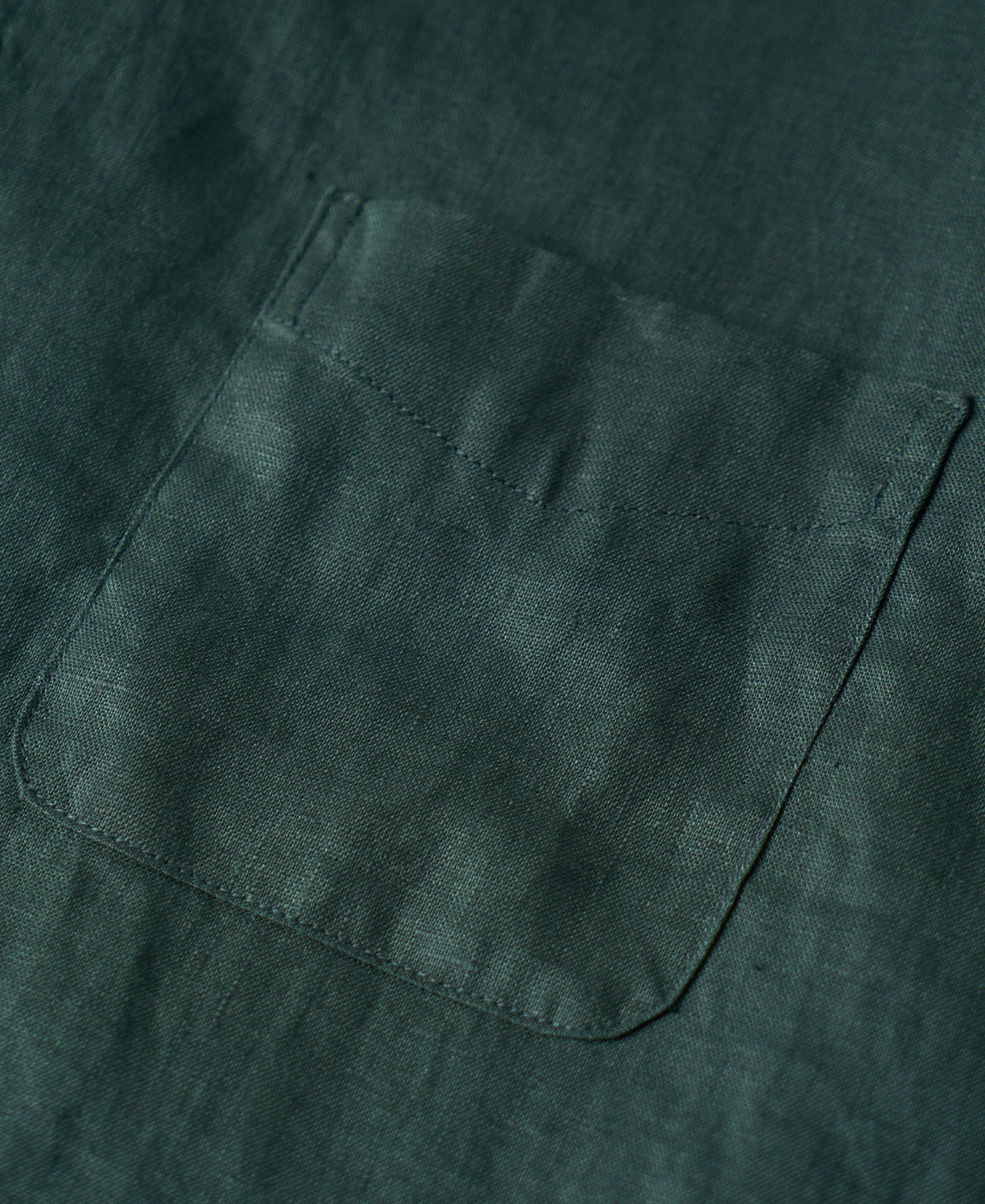 1950s Italian Collar Linen Shirt