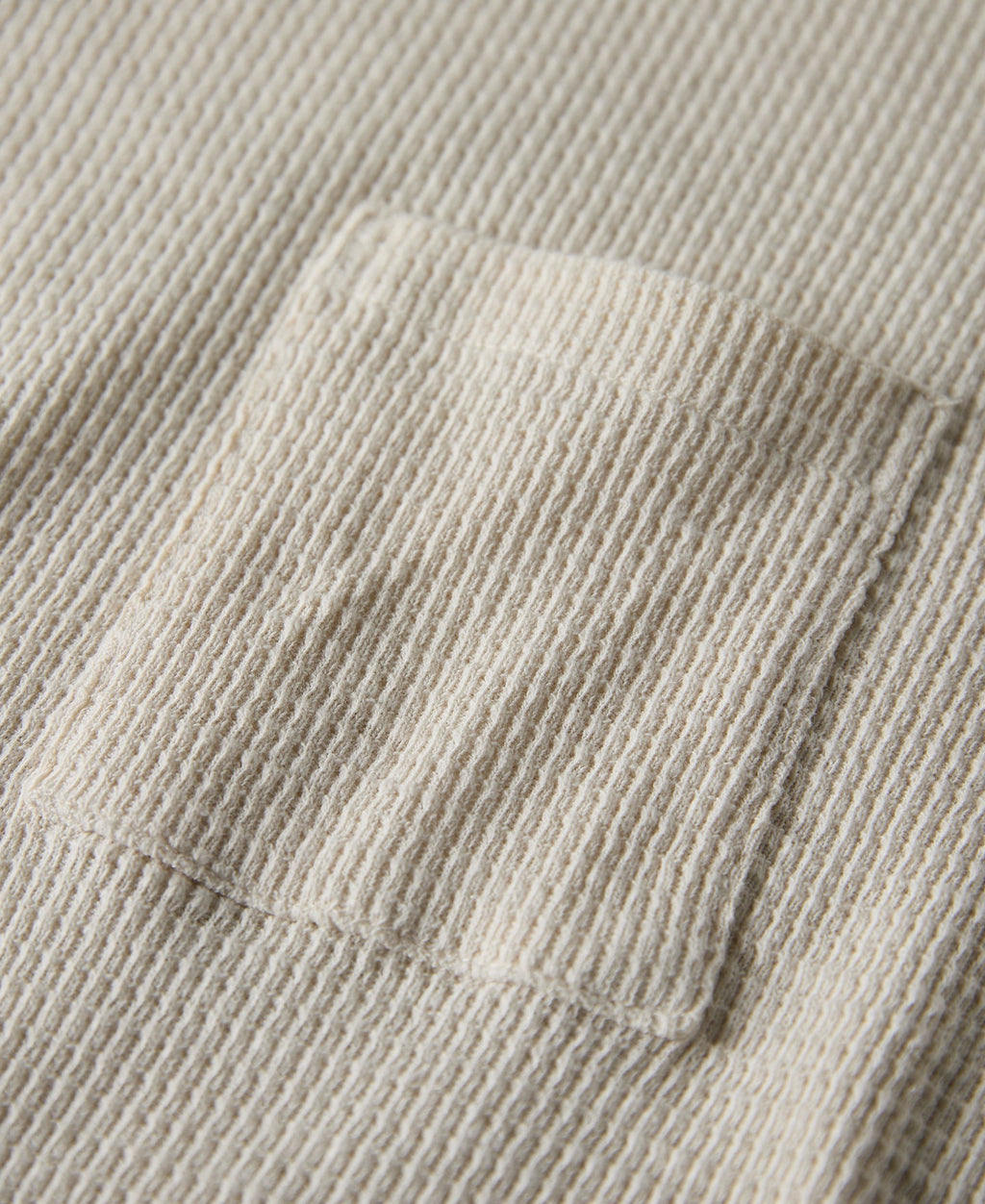 Honeycomb Waffle Knit T-Shirt