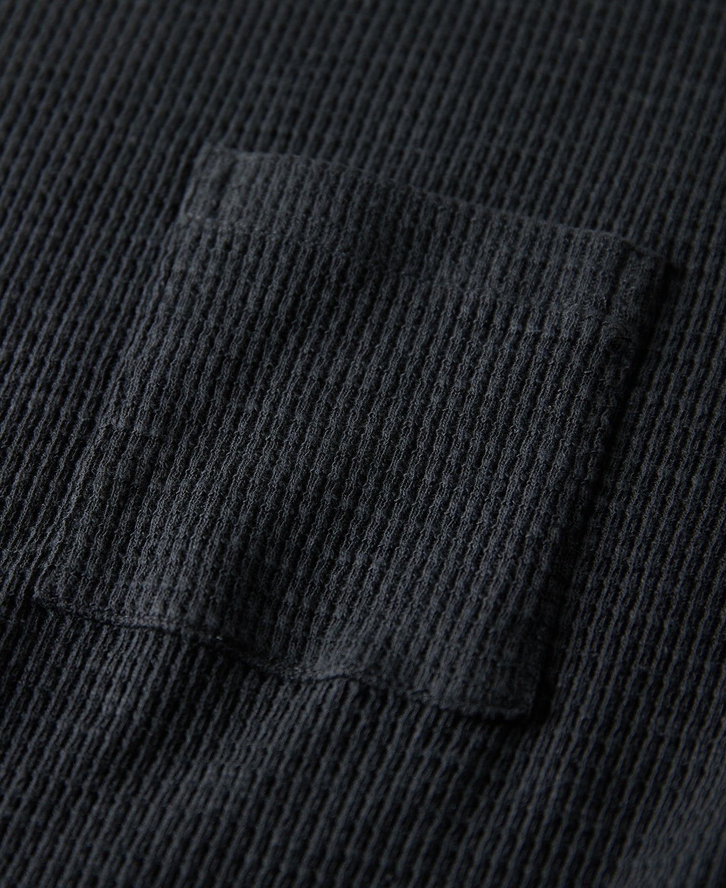 Honeycomb Waffle Knit T-Shirt