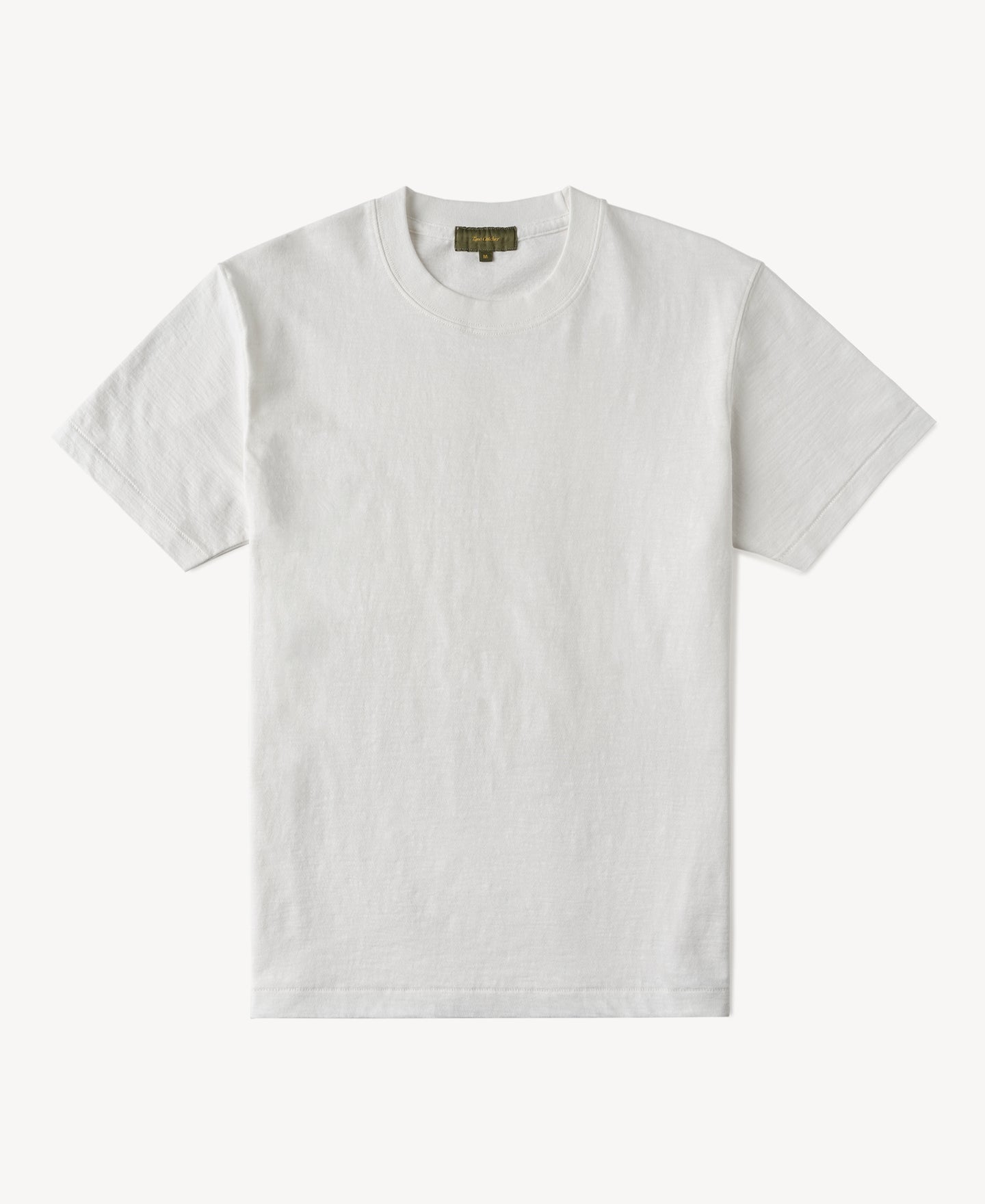 Classic Fit Loopwheel Slub Cotton T-Shirt