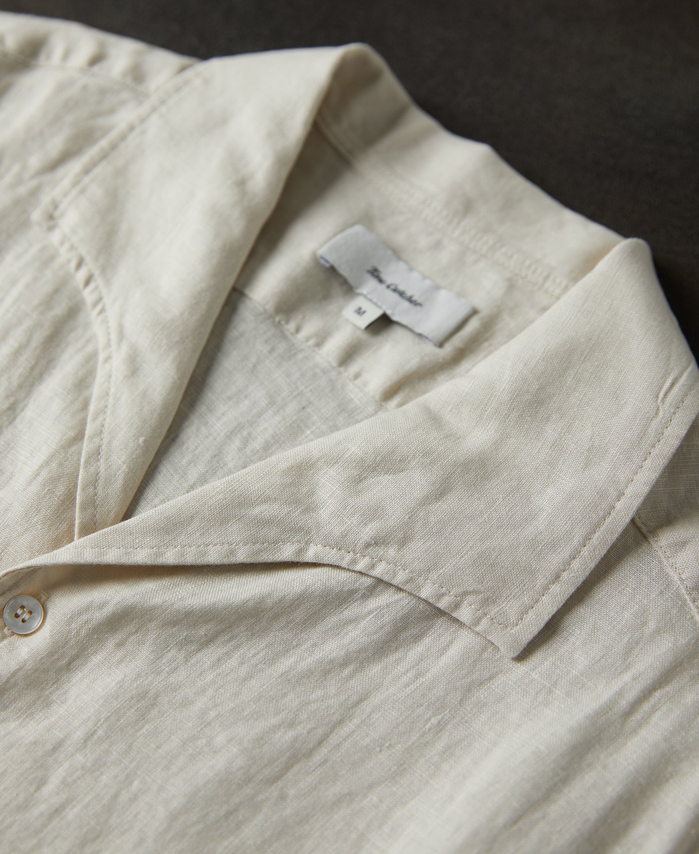 1950s Italian Collar Linen Shirt