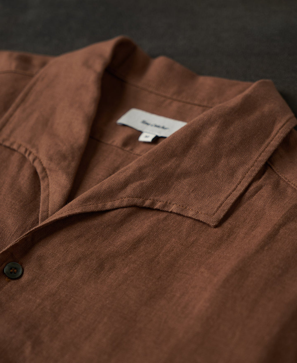 1950s Italian Collar Linen Shirt