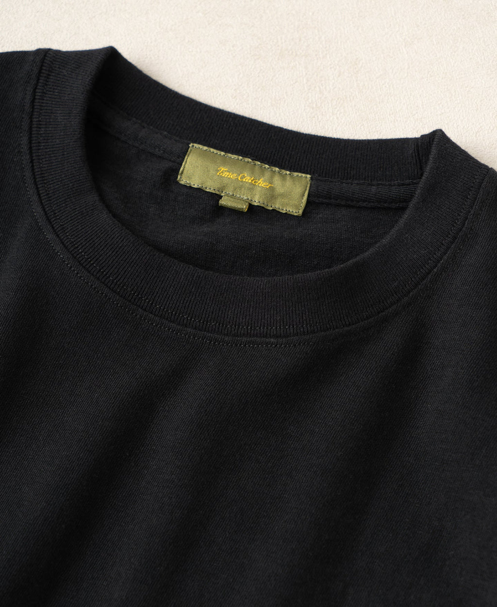 Classic Fit Loopwheel Slub Cotton T-Shirt
