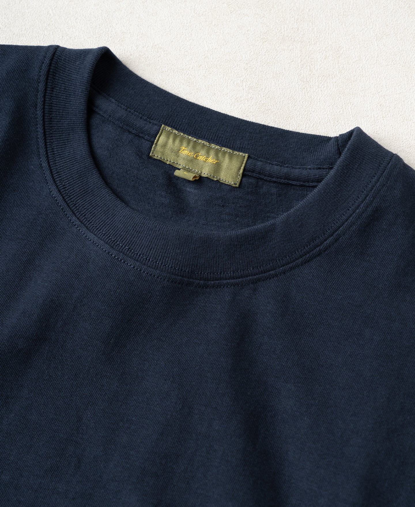 Classic Fit Loopwheel Slub Cotton T-Shirt