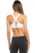 Stylish Racer Back Bra with Criss-Cross Design and Support
