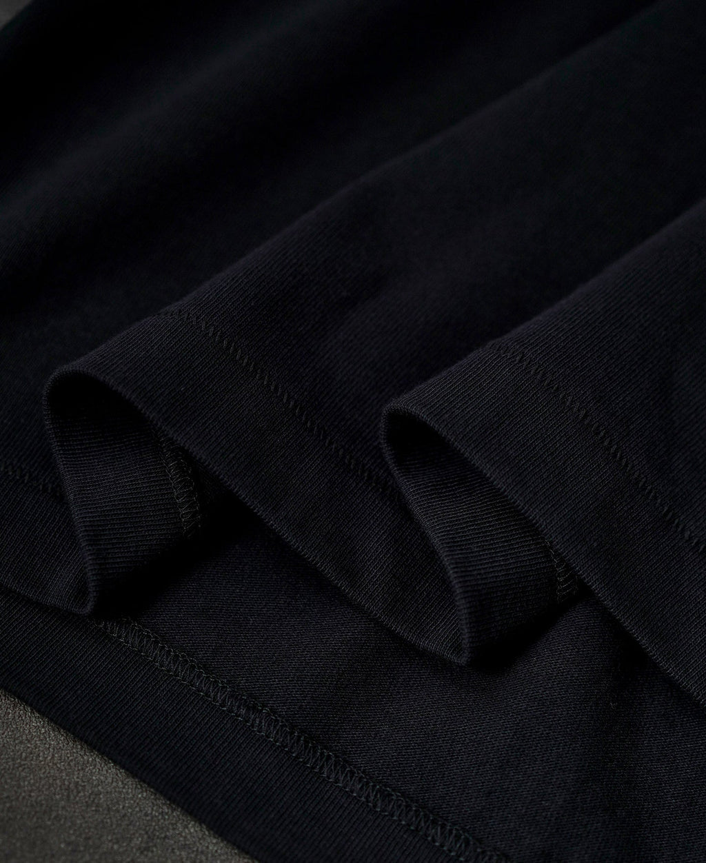 Loopwheel Long Sleeve Cotton T-Shirt