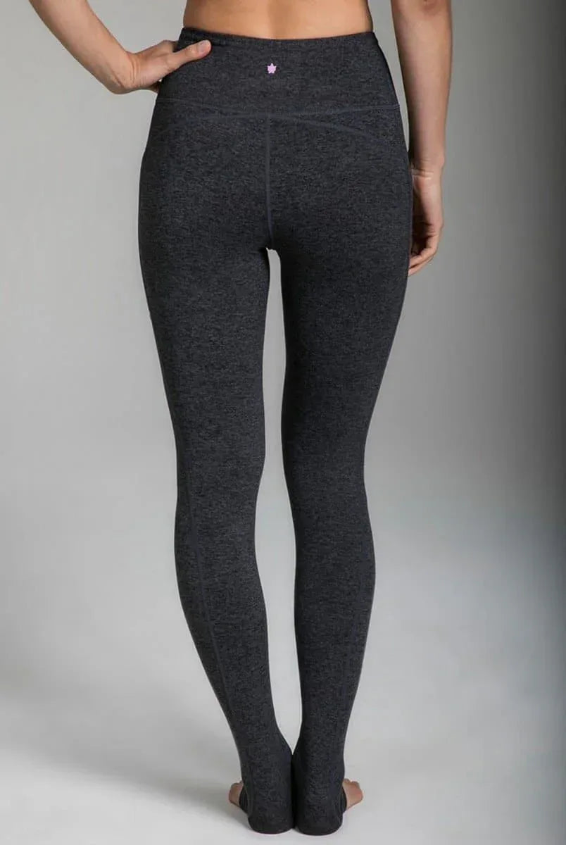 Full Length Pocket Yoga Leggings - Charcoal