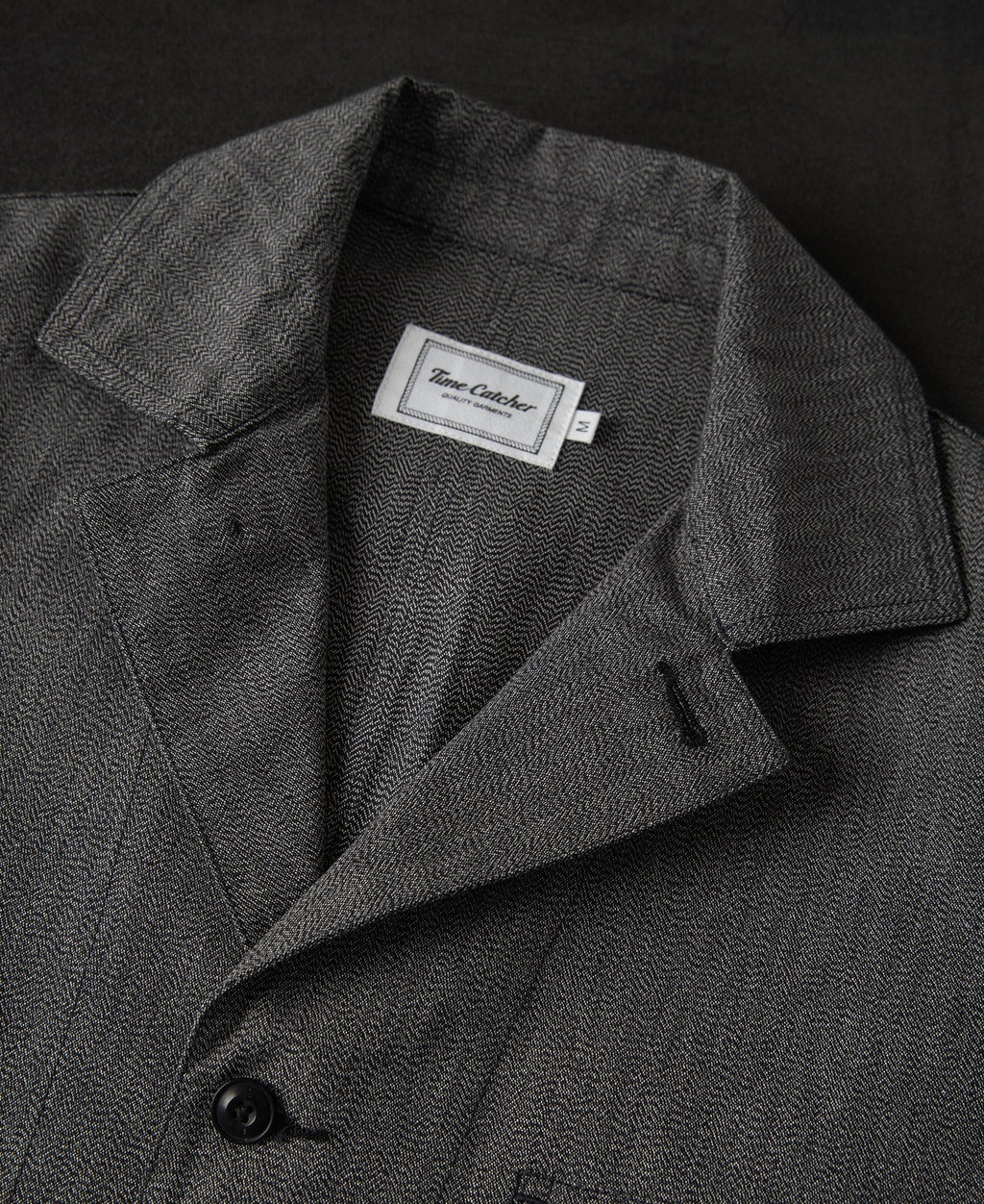 Black Chambray Work Jacket