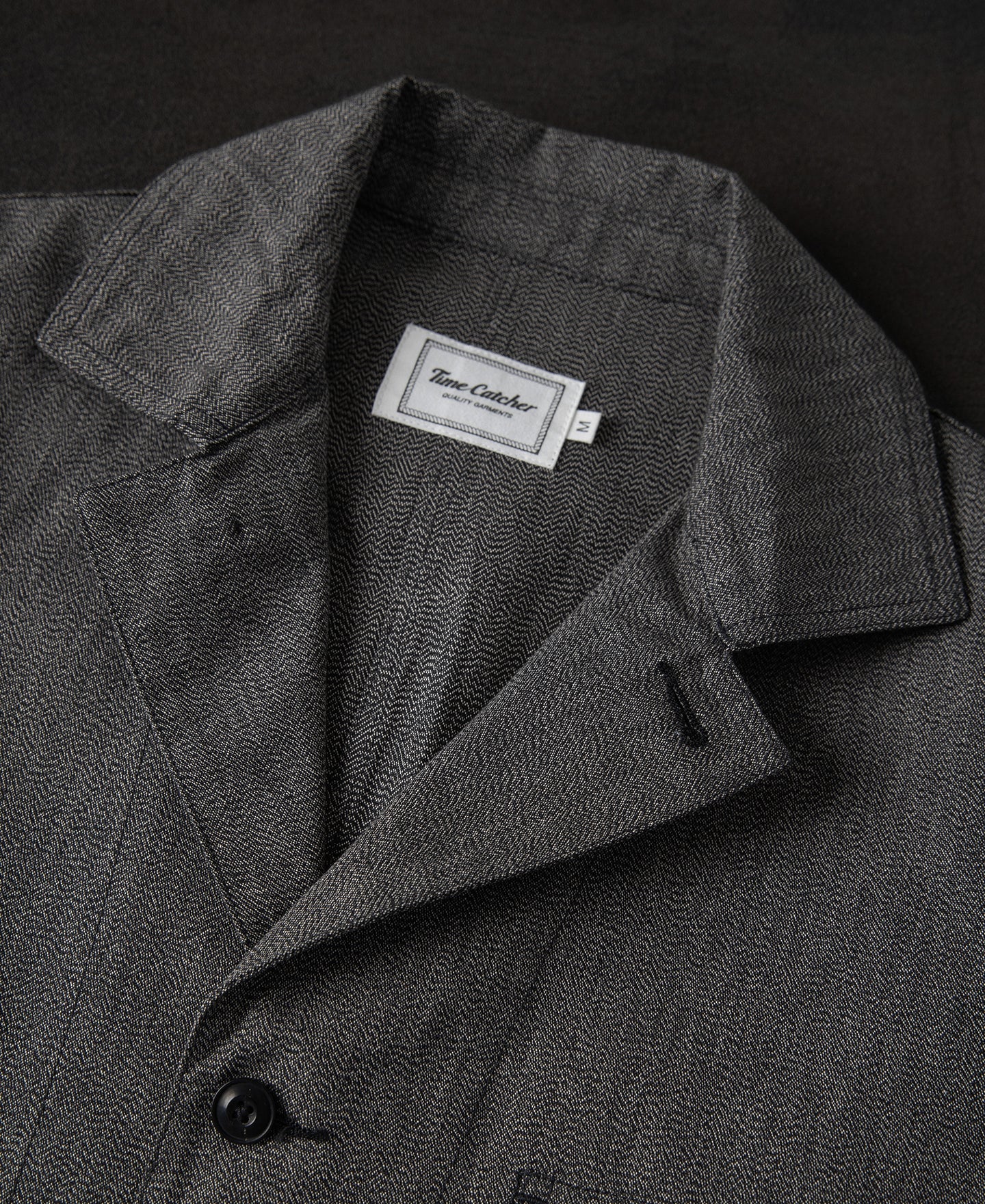 Black Chambray Work Jacket