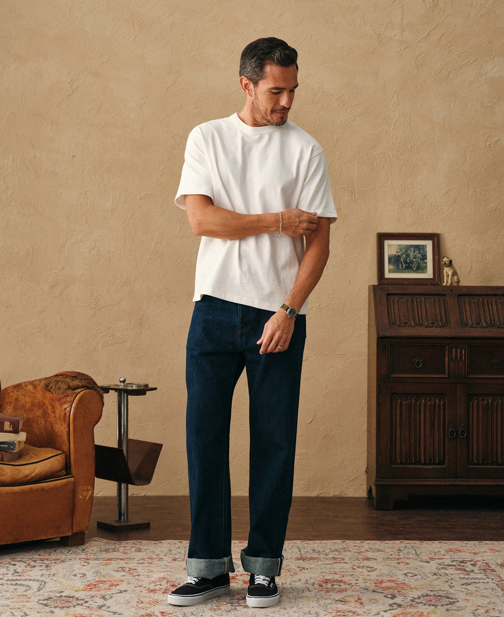 1990s Heavyweight Cotton Jersey Boxy T-Shirt