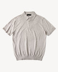 Lightweight Slub Cotton Knit Polo