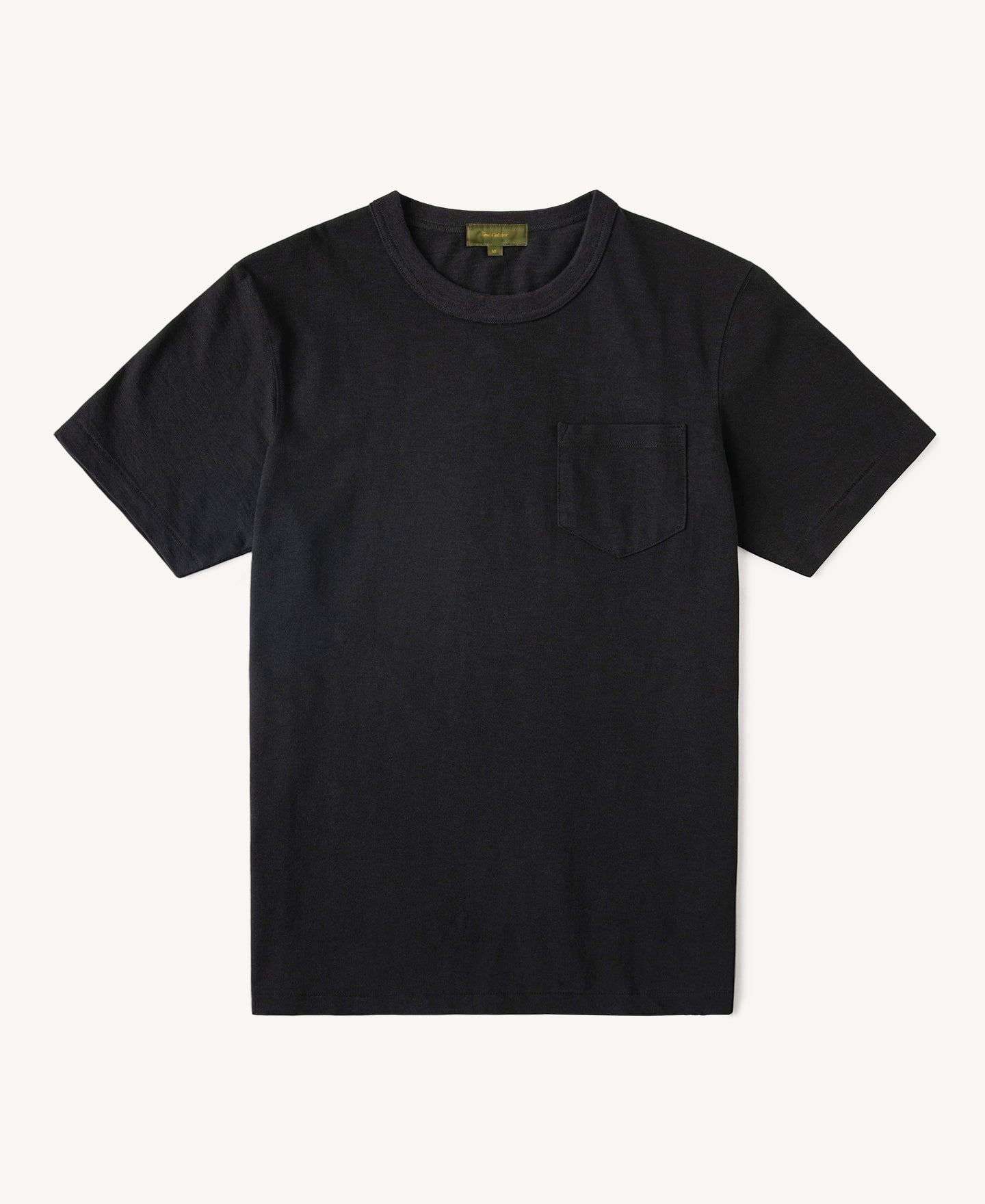 Classic Fit Loopwheel Slub Cotton Pocket T-Shirt