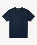 Classic Fit Loopwheel Slub Cotton Pocket T-Shirt
