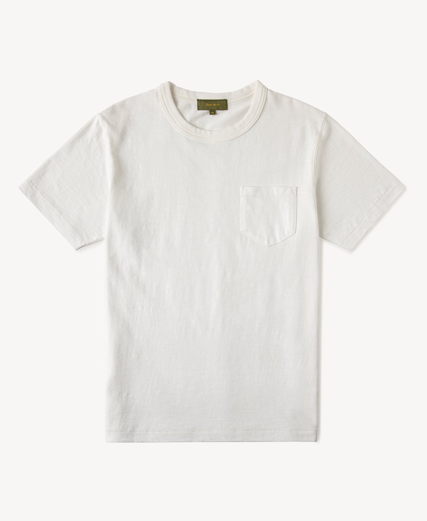 Classic Fit Loopwheel Slub Cotton Pocket T-Shirt
