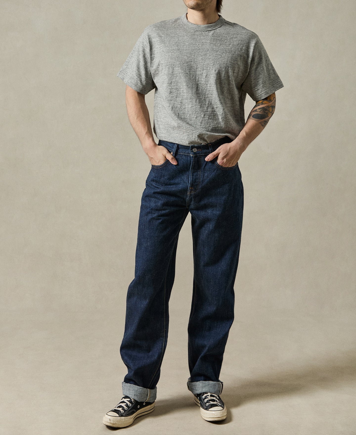 1990s Slub Cotton Jersey Boxy T-Shirt