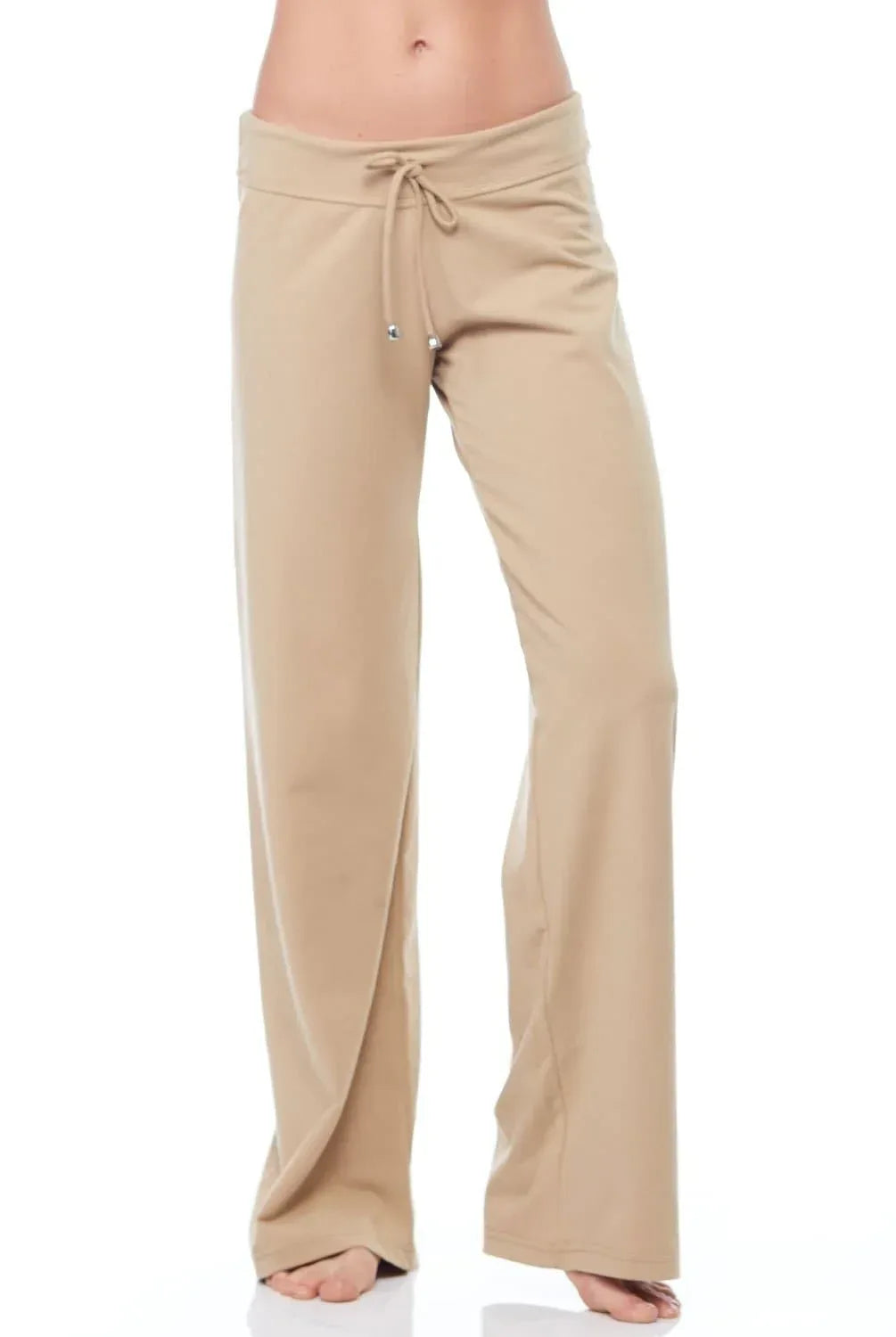 Flat Activewear Straight Leg Drawstring Pants