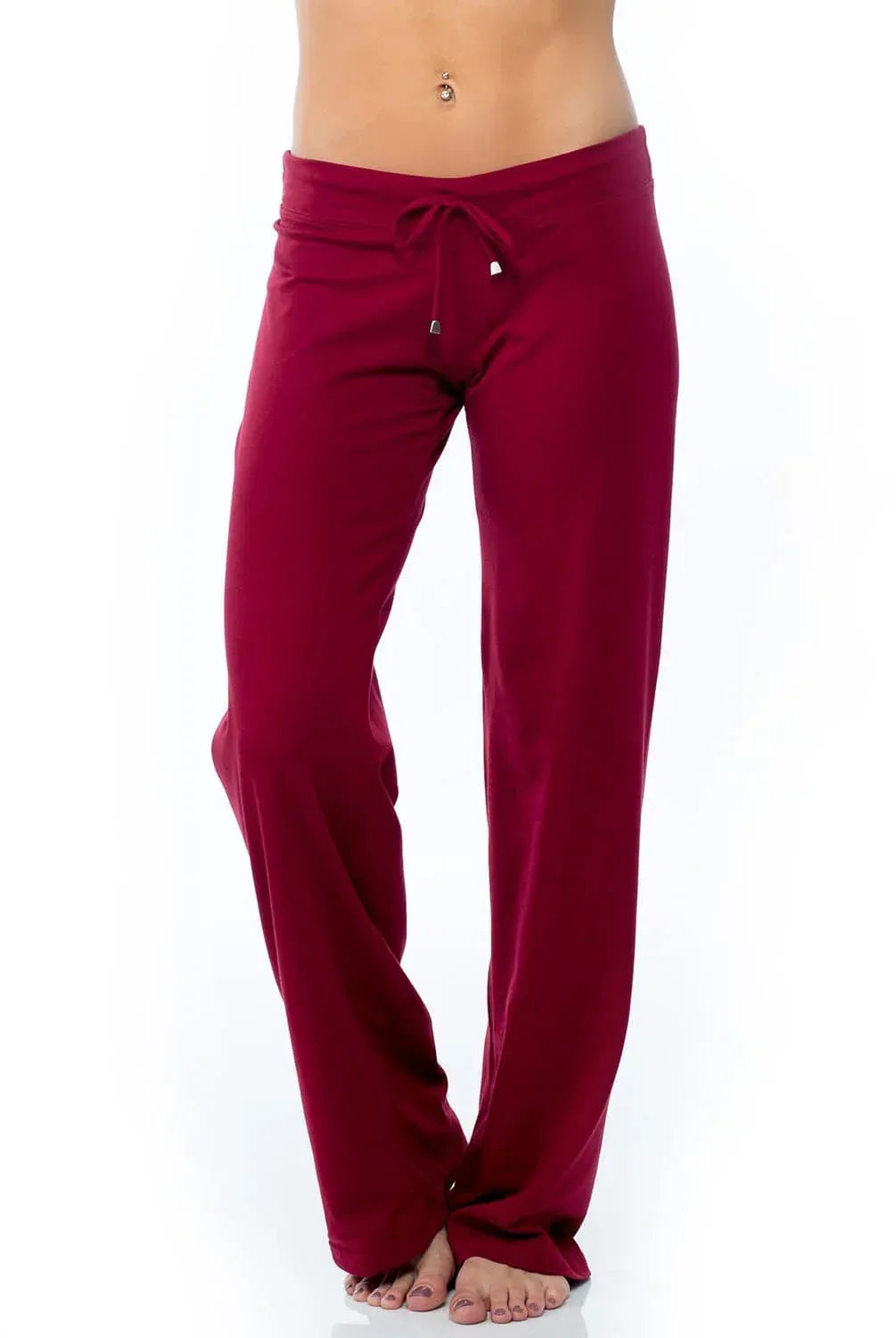 Flat Activewear Straight Leg Drawstring Pants