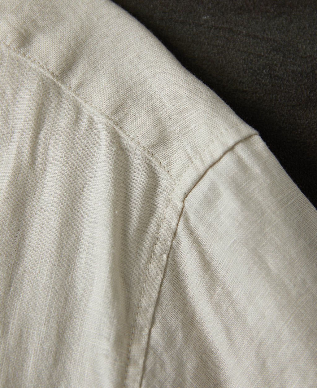 1950s Italian Collar Linen Shirt