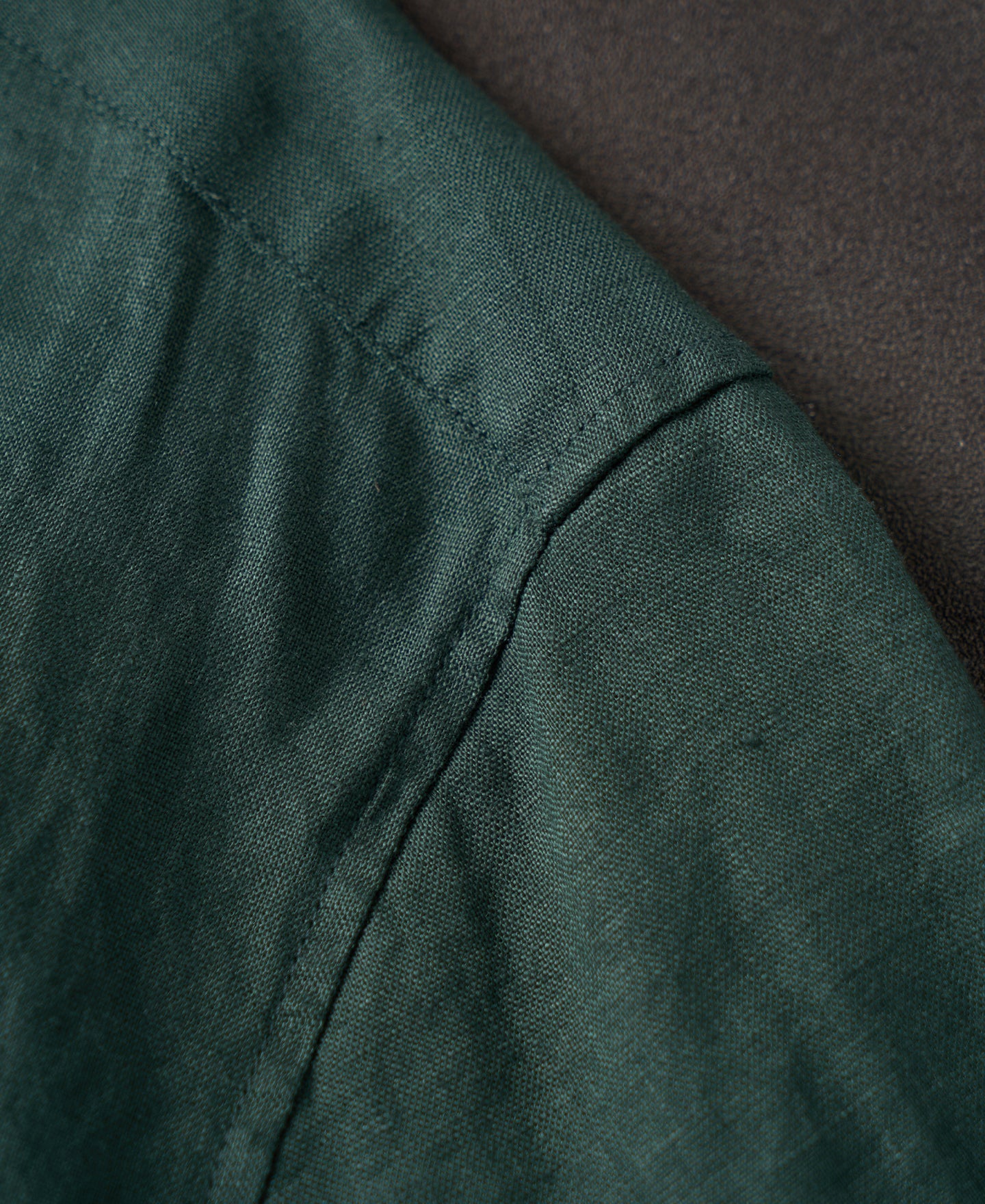 1950s Italian Collar Linen Shirt