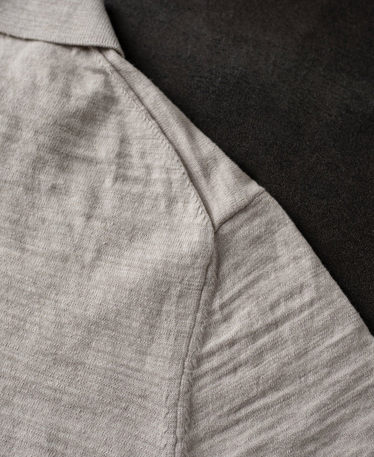 Lightweight Slub Cotton Knit Polo
