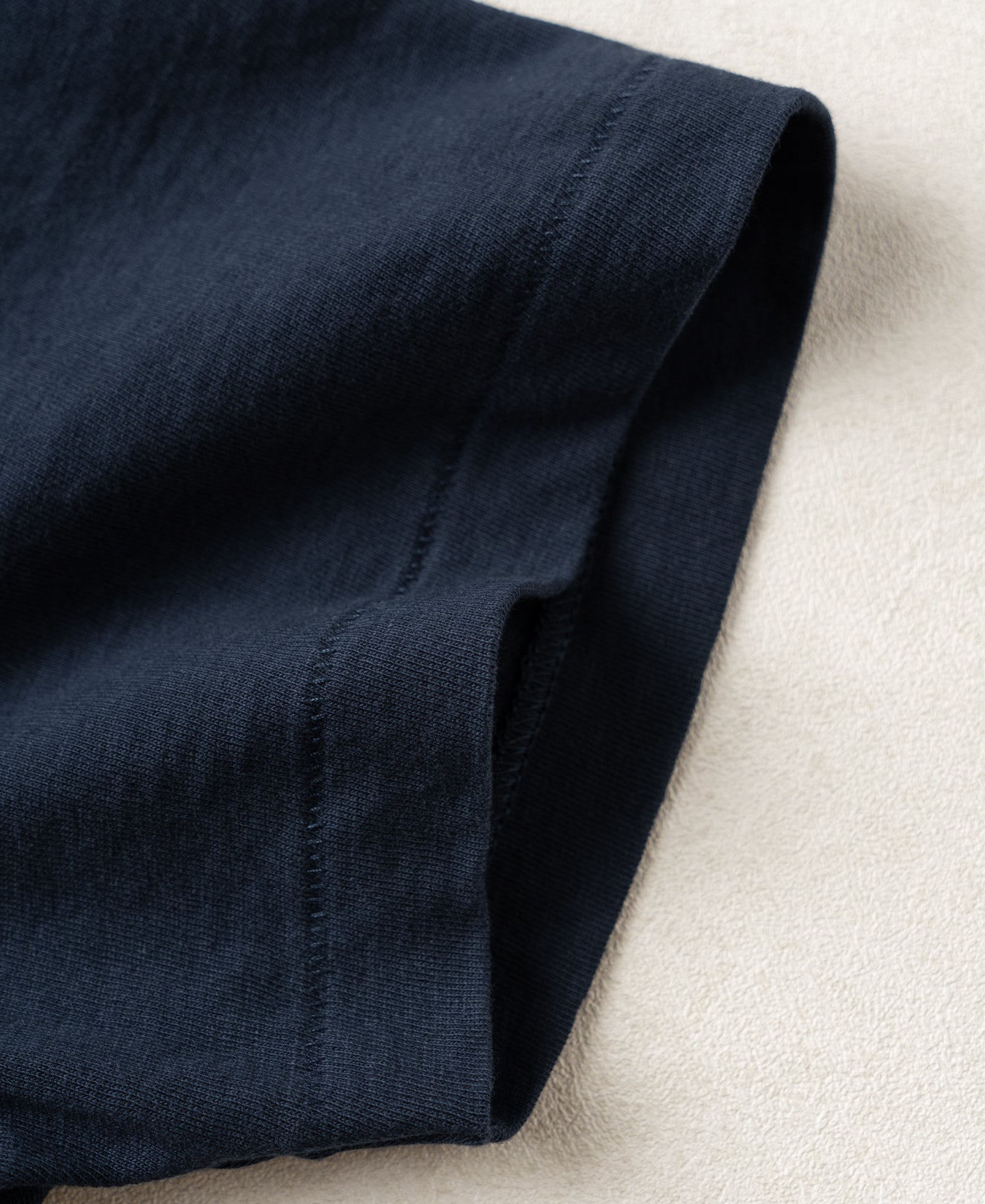 Classic Fit Loopwheel Slub Cotton T-Shirt