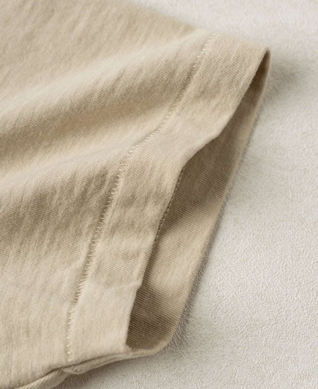 Classic Fit Loopwheel Slub Cotton T-Shirt