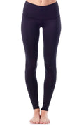 Solid Black Hot Pants - Eco-Friendly 7/8 Leggings