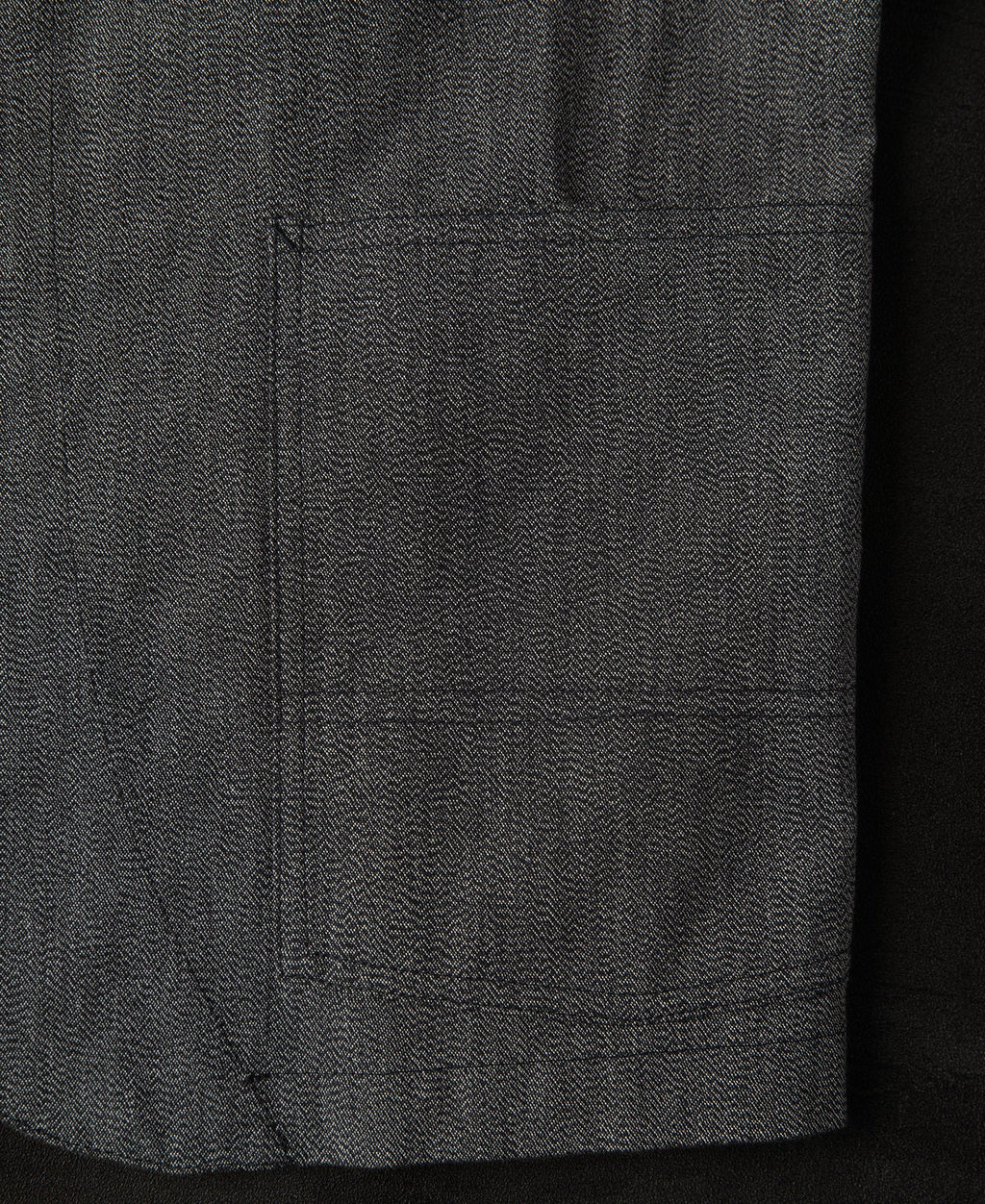 Black Chambray Work Jacket